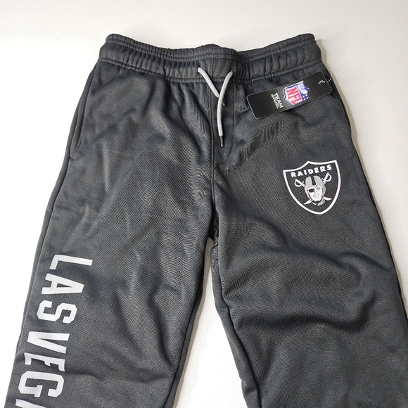 NFL Raiders Black Joggers size: Youth 14-16 - Picture 2 of 7